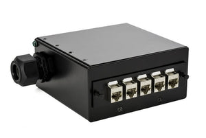 DIN Rail System Enclosures Accommodates 1 Adapter Plate Black OPTICAL CA DTC2AP