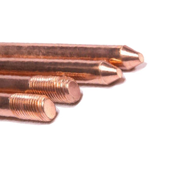 PWC125 1/2" x 5' Copper Coated Steel Single Type Ground Rod