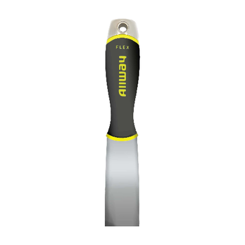 1-1/2″ Flex Carbon Steel Blade Soft Grip Handle Putty Knife Hammer End Labelled DSX15F (5 Pieces)