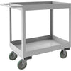 2 Shelves Stainless Steel Durham Mfg Stock Cart 1200 lb Capacity 36