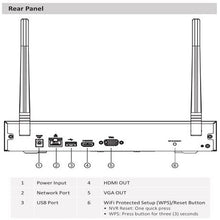 4 Channel Wireless Network Video Recorder Compact 4K H.265  2TB HDD included N41B1W2