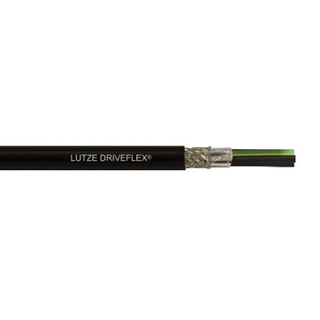 A2181204 (4×AWG12+2×(2×AWG16)) LUTZE DRIVEFLEX® XLPE (C) Servo II TSP PVC VFD Cable Shielded