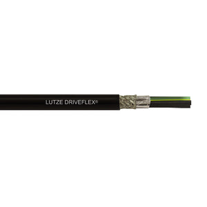 A2181204 (4&times;AWG12+2&times;(2&times;AWG16)) LUTZE DRIVEFLEX&reg; XLPE (C) Servo II TSP PVC VFD Cable Shielded