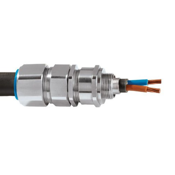 50 Cable Gland E2W Double Seal Lead Sheathed Steel And Aluminium Armour Clamping Industrial