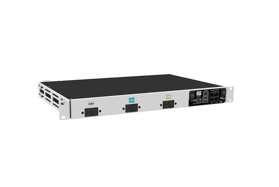 Monitored eConnect PDU Glacier White Horizontal 1U CPI EA-3274-E