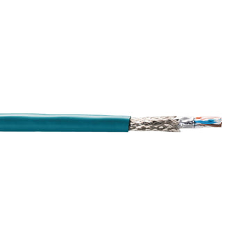 104197 LÜTZE ELECTRONIC ETHERNET (C) PVC 2x2xAWG22/7 Network Cable Shielded Teal