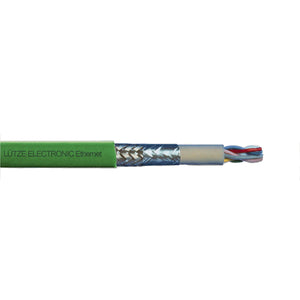 104301 L&Uuml;TZE ELECTRONIC ETHERNET (C) PVC (2&times;2&times;AWG22/1)StC Network Cable Shielded