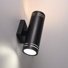 31 Watt 30K LED Outdoor Up/Down Wall Cylinder Black Fixture EUDC-31W103sp
