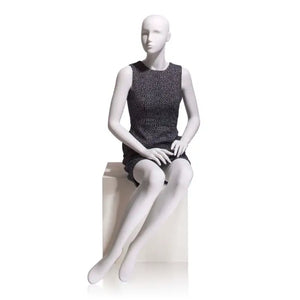Female Mannequin - Abstract head, Hands on Lap, Seated Econoco EVE-6H