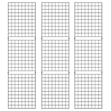 Portable Grid Panels Econoco B2X8 (Pack of 3)