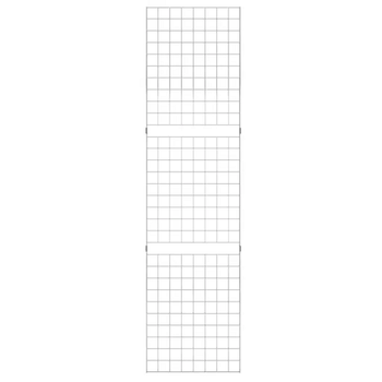 Portable Grid Panels - Chrome Econoco C2X8 (Pack of 3)