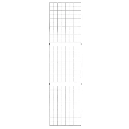 Portable Grid Panels - Chrome Econoco C2X8 (Pack of 3)