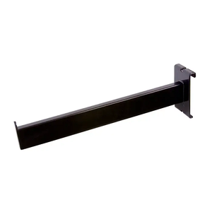 12" Rectangular Tubing Faceout for Grid Panel Econoco BLK/R3 (Pack of 10)