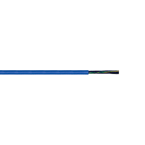 16 AWG 7 Cores 30/30 Stranded FLEX-IS-JZ BC Intrinsically-Safe W/Grnd PVC Blue Jacket Control Cable 1931607