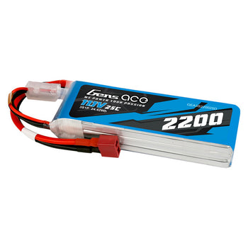Gens Ace 2200mAh 3S1P 11.1V 25C Lipo Battery Pack With Deans Plug