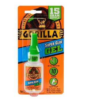 Gorilla Super Glue Gel 15G Display 7600103