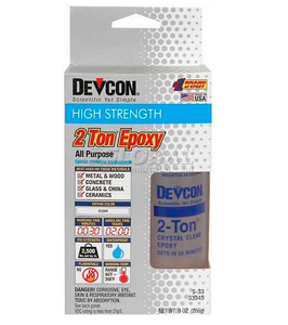 2-4.5 Oz Devcon 2 Ton Epoxy Bottles 33345
