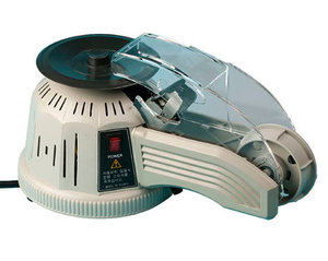 1"W Tach-It Electric Tape Dispenser W/ Rotating Carousel Z-Cut 2