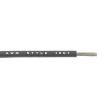 Waytek WQT22 22 AWG 1C 7/30 Stranded Tinned Copper Unshielded PVC UL 1007/1569 300V Hook-Up Wire