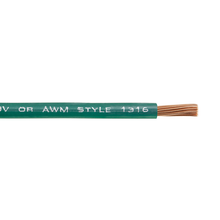 Waytek WN14 14 AWG 1C 19/27 Stranded Bare Copper Unshielded UL 1452 THHN/THWN MTW 1316 Hook-Up Wire