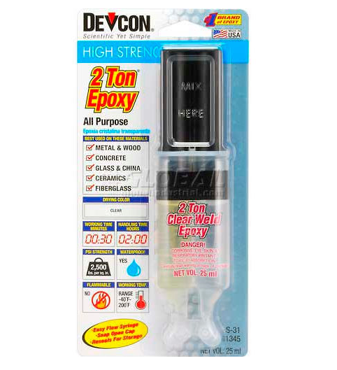 25ml Devcon 2 Ton Epoxy Syringe 31345
