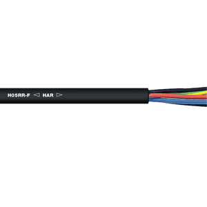 14 AWG 3 Cores H05RR-F Bare Copper Light-Duty Rubber Flexible Cable 4201403