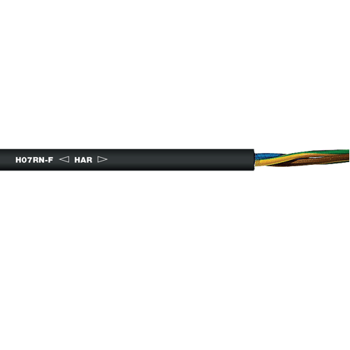 10 AWG 5 Cores H07RN-F BC Rubber/Neoprene Heavy-Duty Flexible Cable 4101005