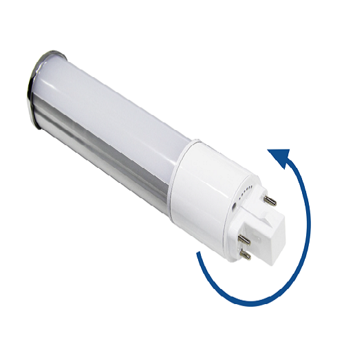 Horizontal Mount PL Lamps 6W 100-277VAC 620 Lumens GX23