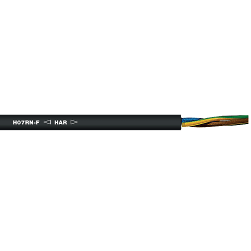 A07RN-F Bare Copper Polychloroprene Heavy-Duty Flexible Cable