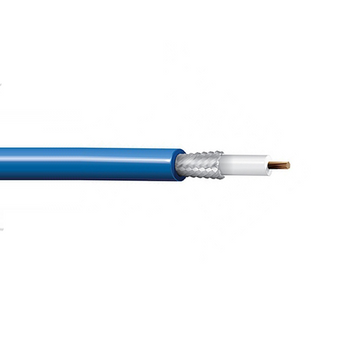 Belden 579945 25 AWG Solid Bare Copper Braid Unshielded RG59 PVC Siamese Composite Coaxial Cable