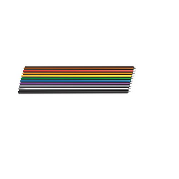 Belden 9R28034 28 AWG 34C Stranded Tinned Copper Unshielded PVC Insulation Flat Ribbon Cable