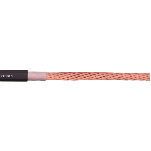 Igus CF330-500-01-D 1 AWG 1C Stranded Bare Copper Lead Unshielded TC Braid TPE 600V Chainflex® CF330-D Motor Cable