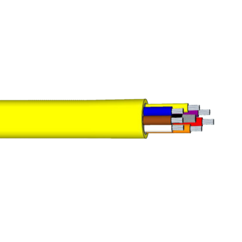 12 AWG 6C Bare Copper Stranded Unshielded Galvanized Steel PVC 90C 600V Crane Pendant Cable