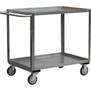 2 Shelves & 5" Casters Steel Cart Jamco Capacity, 54"L x 31"W x 35"H 1200 lb XB348 S5