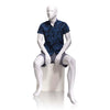 Male Mannequin - Abstract Head, Seated Econoco GEN-5H