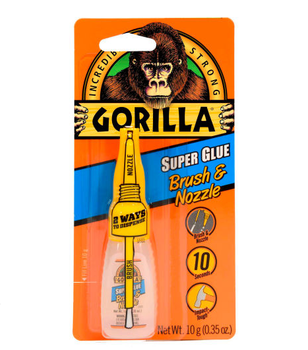 Gorilla Super Glue Brush Nozzle Display 7500102 (Pack Of 6)