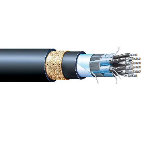 IEEE 1580 Type LSXTPO Traid Individual Overall Shielded Armored And Sheathed LSHF Instrumentation Cable