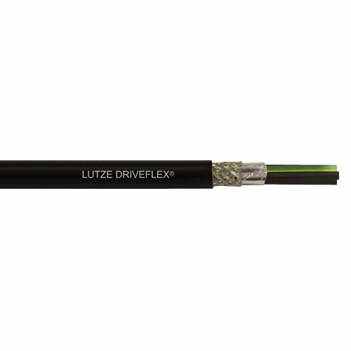 A2161604 16 AWG 4C LUTZE DRIVEFLEX® XLPE (C) PVC RHW-2 VFD Cable Shielded