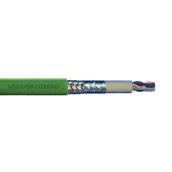 104347 LÜTZE SUPERFLEX® ETHERNET (C) PUR (4×2×AWG26/19)StC Network Cable