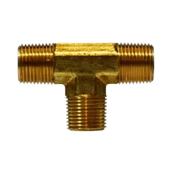 Male Forged All Tee Brass Fitting Pipe