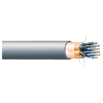 NEK 606 Pair 250V BU(IC) MUD Shielded TAC Shipboard Fire Resistant LSZH Cable