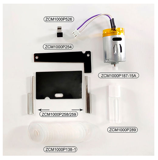 Start International Serrated Roller Parts Kit Tape Dispensers ZCM1000PKIT-1