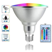 RGB Led Par Lamps 20W E26 AC100-240VAC 1,800 Lumens IP65 Rated