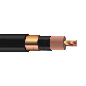 250 Type UL MV105 Single Conductor Shielded EPR Insulation PVC Jacket Copper Power Cable 24kV / 35kV