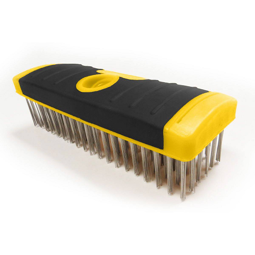 6 X19 Sg Stainless Block Scrub Wire Brush Labelled SB619/SS (6 Pieces)