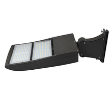 LED Shoebox & Area Light Fixture 150W 50K W/ Yoke Bracket Mount Bronze UL Listed