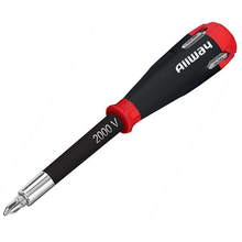 5-in-1 Composite Shockproof Screwdriver Carded SD41 (10 Pieces)