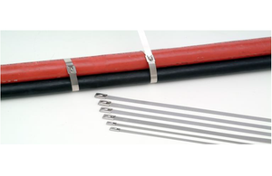 TIESS-SST680 SST Series Standard 26.8" Length 0.18" Width Stainless Steel Self Locking Cable Ties