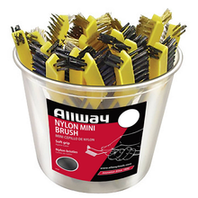 Soft Grip Stainless Mini Brush Patented Handle Labelled SMB (25 Pieces Per Bucket)
