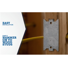 3" X 1-1/2" Hammer-On With Wood Spikes 16 Gauge Steel Cable Protection Plate SP-3 (Pack of 700)